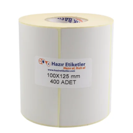 eko termal rulo etiket haziretiketler.com 100mm x 125mm 400 adet