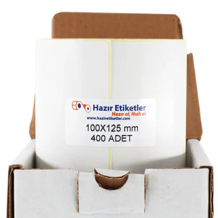 eko termal rulo sticker haziretiketler.com 100mm x 125mm 400 adet