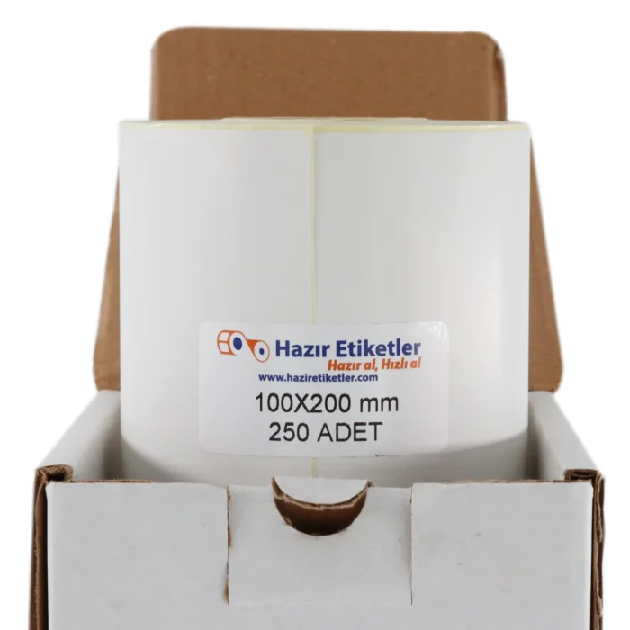 kuşe çıkartma 100mm x 200mm