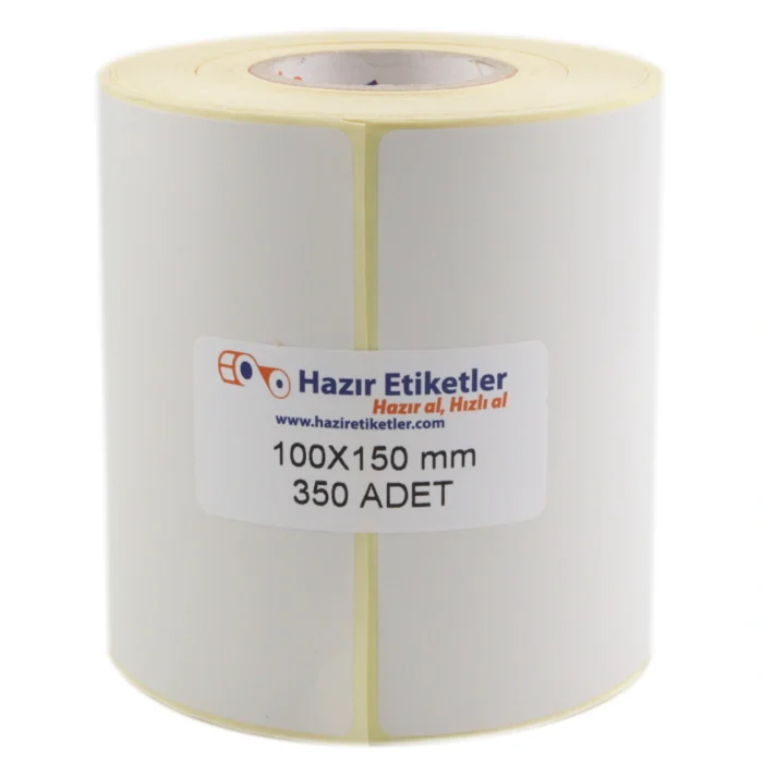 lamine termal rulo etiket haziretiketler.com 100mm x 150mm 350 adet