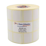 lamin termal rulo etiket haziretiketler.com 30mm x 25mm