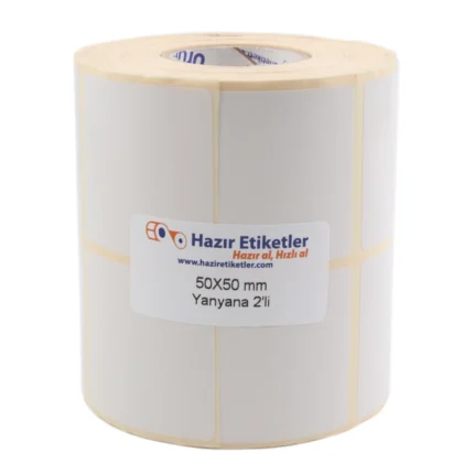 pp opak rulo etiket haziretiketler.com 50mm x 50mm