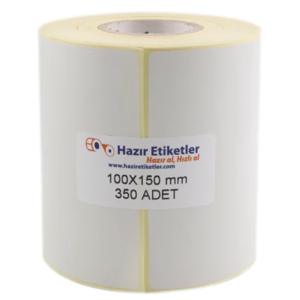 vellum rulo etiket haziretiketler.com 100mm x 150mm 350 adet