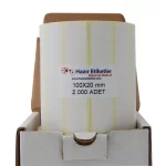 vellum rulo sticker hazir etiketler.com 100mm x 20mm 2000 adet