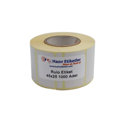 45x25mm 1000 adet rulo etiket haziretiketler.com-etiekti