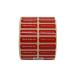 Yüksek Riskli İlaç Etiketi 30mm X 10mm 5000 Adet Kuşe Rulo Etiket - Görsel 3
