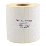 Eko Termal Deepfreeze Rulo Etiket 100mm X 100mm 500 Adet