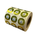 PP Metalize Kalite Kontrol Şartlı Kabul Etiketi 25mm Çap 2500 Adet Yan Yana 3 lü - Görsel 2