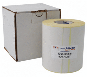 Vellum Etiket 100mm x 60mm 800 Adet - Görsel 2